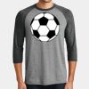 Mens Perfect Tri ® 3/4 Sleeve Raglan Thumbnail