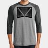 Mens Perfect Tri ® 3/4 Sleeve Raglan Thumbnail