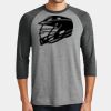 Mens Perfect Tri ® 3/4 Sleeve Raglan Thumbnail