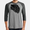 Mens Perfect Tri ® 3/4 Sleeve Raglan Thumbnail