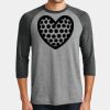 Mens Perfect Tri ® 3/4 Sleeve Raglan Thumbnail