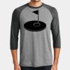 Mens Perfect Tri ® 3/4 Sleeve Raglan Thumbnail