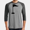 Mens Perfect Tri ® 3/4 Sleeve Raglan Thumbnail