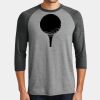 Mens Perfect Tri ® 3/4 Sleeve Raglan Thumbnail