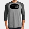 Mens Perfect Tri ® 3/4 Sleeve Raglan Thumbnail