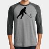 Mens Perfect Tri ® 3/4 Sleeve Raglan Thumbnail