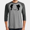 Mens Perfect Tri ® 3/4 Sleeve Raglan Thumbnail