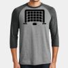 Mens Perfect Tri ® 3/4 Sleeve Raglan Thumbnail