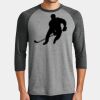 Mens Perfect Tri ® 3/4 Sleeve Raglan Thumbnail