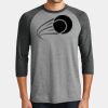 Mens Perfect Tri ® 3/4 Sleeve Raglan Thumbnail