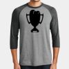 Mens Perfect Tri ® 3/4 Sleeve Raglan Thumbnail