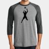 Mens Perfect Tri ® 3/4 Sleeve Raglan Thumbnail