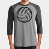 Mens Perfect Tri ® 3/4 Sleeve Raglan Thumbnail