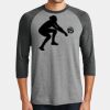 Mens Perfect Tri ® 3/4 Sleeve Raglan Thumbnail