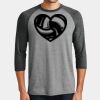 Mens Perfect Tri ® 3/4 Sleeve Raglan Thumbnail