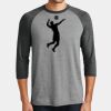 Mens Perfect Tri ® 3/4 Sleeve Raglan Thumbnail