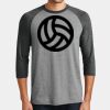 Mens Perfect Tri ® 3/4 Sleeve Raglan Thumbnail