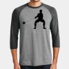 Mens Perfect Tri ® 3/4 Sleeve Raglan Thumbnail
