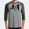 Mens Perfect Tri ® 3/4 Sleeve Raglan Thumbnail