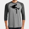 Mens Perfect Tri ® 3/4 Sleeve Raglan Thumbnail