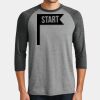 Mens Perfect Tri ® 3/4 Sleeve Raglan Thumbnail