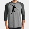Mens Perfect Tri ® 3/4 Sleeve Raglan Thumbnail