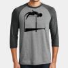 Mens Perfect Tri ® 3/4 Sleeve Raglan Thumbnail