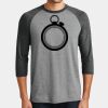 Mens Perfect Tri ® 3/4 Sleeve Raglan Thumbnail