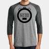 Mens Perfect Tri ® 3/4 Sleeve Raglan Thumbnail