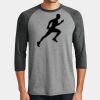 Mens Perfect Tri ® 3/4 Sleeve Raglan Thumbnail