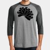 Mens Perfect Tri ® 3/4 Sleeve Raglan Thumbnail