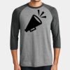 Mens Perfect Tri ® 3/4 Sleeve Raglan Thumbnail