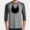 Mens Perfect Tri ® 3/4 Sleeve Raglan Thumbnail
