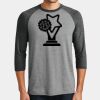Mens Perfect Tri ® 3/4 Sleeve Raglan Thumbnail