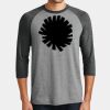 Mens Perfect Tri ® 3/4 Sleeve Raglan Thumbnail