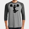Mens Perfect Tri ® 3/4 Sleeve Raglan Thumbnail