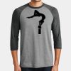 Mens Perfect Tri ® 3/4 Sleeve Raglan Thumbnail