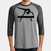 Mens Perfect Tri ® 3/4 Sleeve Raglan Thumbnail
