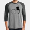 Mens Perfect Tri ® 3/4 Sleeve Raglan Thumbnail