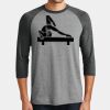 Mens Perfect Tri ® 3/4 Sleeve Raglan Thumbnail