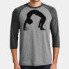 Mens Perfect Tri ® 3/4 Sleeve Raglan Thumbnail