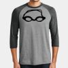 Mens Perfect Tri ® 3/4 Sleeve Raglan Thumbnail