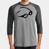 Mens Perfect Tri ® 3/4 Sleeve Raglan Thumbnail