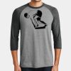 Mens Perfect Tri ® 3/4 Sleeve Raglan Thumbnail