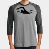 Mens Perfect Tri ® 3/4 Sleeve Raglan Thumbnail