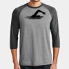 Mens Perfect Tri ® 3/4 Sleeve Raglan Thumbnail