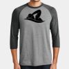 Mens Perfect Tri ® 3/4 Sleeve Raglan Thumbnail