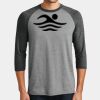 Mens Perfect Tri ® 3/4 Sleeve Raglan Thumbnail