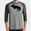 Mens Perfect Tri ® 3/4 Sleeve Raglan Thumbnail