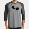 Mens Perfect Tri ® 3/4 Sleeve Raglan Thumbnail
